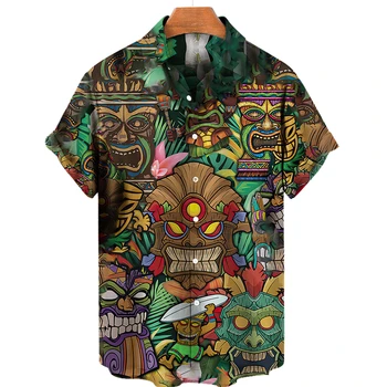 Unisex Amuzant Culturii Maya 3d de Imprimare Tricou Casual cu mâneci Scurte Respirabil New Street Retro Tricou Topuri Haine de Vară