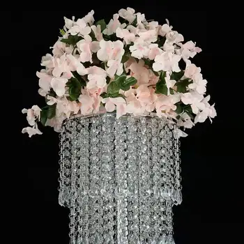 80cm înălțime Acrilice Floare de Cristal Rack de Nunta de decorare pasarelă Pentru Petrecerea de Nunta Decoratiuni Partid consumabile