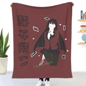 Jabami Yumeko - Jocuri De Noroc! Arunca Pătură 3D imprimate canapea dormitor decorative pătură copii adulți cadou de Crăciun