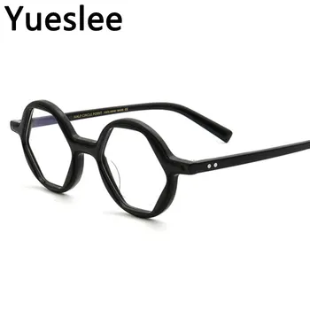 49908 Acetat De Rama De Ochelari Retro Poligon De Înaltă Calitate De Vânzare Acetat Bărbați Femei Optice Moda Calculator Ochelari De Vedere