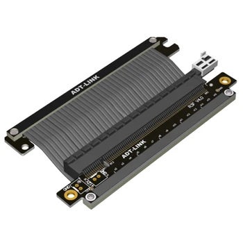 R33UF-TU-BK-4.0 Dual-Reverse 4.0 Imagine Card Cablu de Extensie, de Mare Viteză Stabilă Pci X16 La X16 Cablu Adaptor