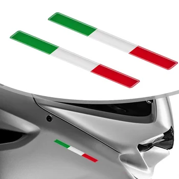 2 buc Italia Insigna Emblema Auto Motociclete Autocolante 3D Italia Styling Aripa Bara Usa Rezervor Decor Decalcomanii Autocolante Accesorii Auto