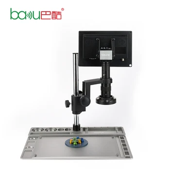 Cel mai bun de Vânzare BAKU ba-005 Hd electronice video microscop cu lumina pentru reparatii telefoane mobile