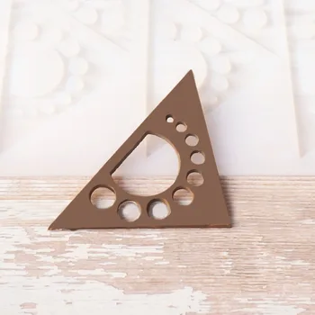 Dot trilateral forma Non-stick Silicon Mucegai Ciocolata Gheață Forme de Tort Mucegai Bakeware Instrumente de Copt