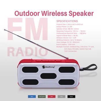 Fără Fir Bluetooth Boxe Bass Coloana Radio Bluetooth Mini Difuzor Stereo Portabil Auto Subwoofer Wireless Bluetooth Speaker