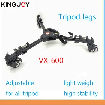 KINGJOY VX-600 picioare Trepied Trepied cu dolly Fotografie Grele cu Roți și picioare Reglabile Suporturi pentru picioare Trepied Foto DSLR