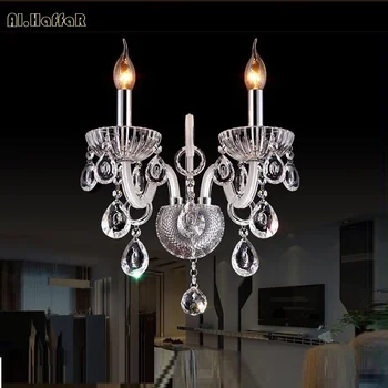 De lux Tranșee de Perete de Iluminat în stil European, lumini de perete oglindă față lampă lampă de noptieră lampă de cristal lampă de Perete dormitor
