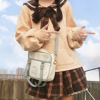 Japoneză Dulce Marinar Guler Maneca Lunga Pulover Hoodie Elevii Retro Carouri Fusta Costum de Toamna japoneze uniforme școlare