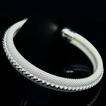 En-gros de bijuterii de moda Bratari , M925 culoare Argintie Bratari & brățări . Bijuterii Frumoase. De Bună Calitate B14