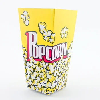 20buc Unică folosință Cutie de Popcorn Copil de Dus Colorate Mini-Petrecere de Aniversare pentru Copii de Hârtie Popcorn Cutii Pungi Nunta