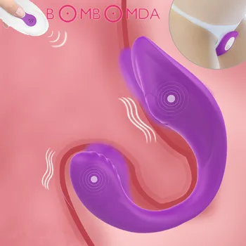 Portabil Dildo Vibrator Adult de sex Feminin Jucarii Sexuale pentru Femei fără Fir Control de la Distanță GSpot Stimulator Clitoris Femei Vibrator Chilotei