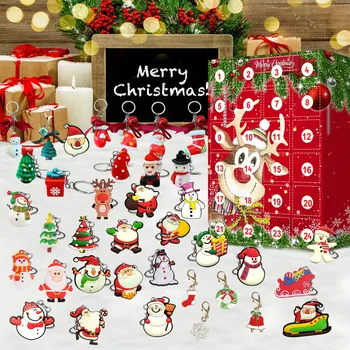 2021 Copii de Crăciun Advent Calendar-24 De Crăciun Tematice Pandantiv Brelocuri Built-in de cadouri de Crăciun de decorare navidad#8