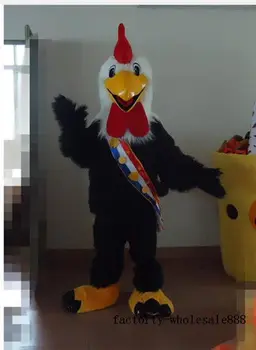 New Adult Spuma Cocoș Petrecere Mascota Costum De Craciun De Lux Rochie De Fată Halloween Costum Mascota Gratuit Nava