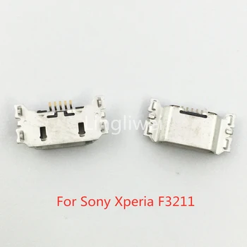 100buc Micro USB 5pin mini Conector Mobil portul de Încărcare Pentru Sony Xperia F3211 F3212 C6/XAU Ultra F3213 F3215 F3216 Taxa de Andocare