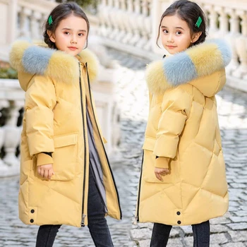 Rus Rece Fata De Iarna Paltoane 2020 Copii Jachete Fete Windproof Cu Gluga Jacheta Pentru Fete Adolescent Parka Haine Uza