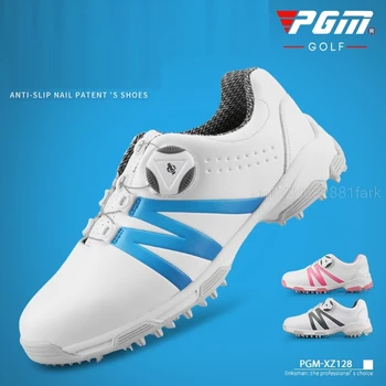 PGM Pantofi de Golf pentru Femei Impermeabil anti-alunecare Adidași Doamna Fata de Agrement Secțiunea Fix Unghii Respirabil Sport XZ127