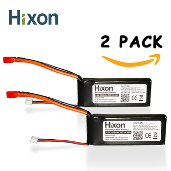 2 buc Hixon 2200mAh 7.4 V 25C Lipo Baterie Reîncărcabilă se Potrivește Bine Pentru SYMA X8C RC Drone