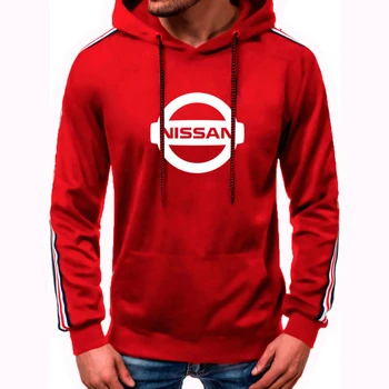 Moda Casual Tendință NISSAN Masina Logo-ul de Imprimare de Primăvară de Toamnă pentru Bărbați Tricou de Bumbac de Înaltă Calitate Bărbați hoodie