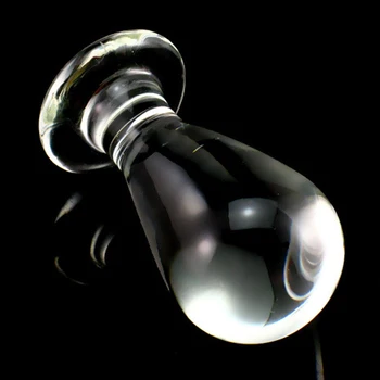 Sticla de cristal Penis artificial Analsex Jucarii Sexuale Mare Anal Plug Expander Butt Plug Stimulator Jucarii Sexuale pentru Barbati Femei Prostata Masaj Sex shop
