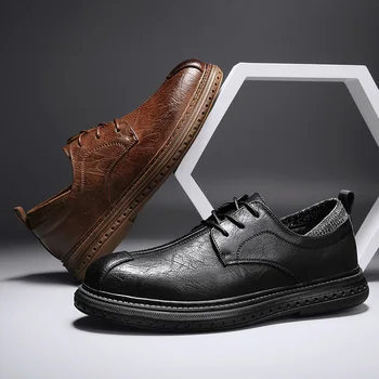 Pantofi din piele pentru Bărbați Pantofi pentru Bărbați 2020 Moda Sapato Masculino Biroul de la Oxford Pentru Piele Vara Adidași Soulier Homme