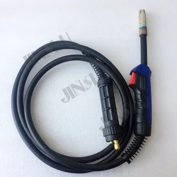 Flexibil Gât de Lebădă 25AK CO2 Binzel Tip MIG / MAG Lanterna 3M Cablu și Euro Conector de Sârmă Dimensiune 0.8-1.2 mm