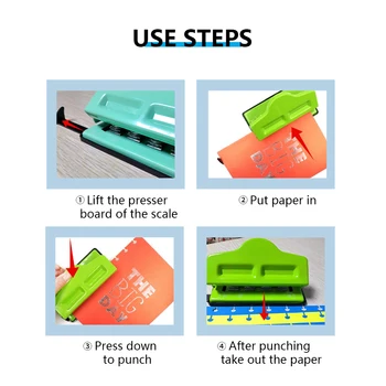 Planificatorul de Tip T A3 A6 Hârtie Manuală Puncher Portabil Reglabil Ciuperci Pumn Gaura Instrument de Presă de Mână DIY Crafting Acasă