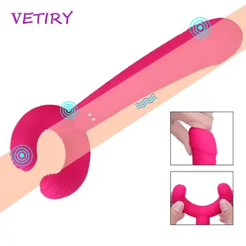 Penis Vibrații Clip Masaj Mamelonului G-spot Vagin Vibrator Stimulare Clitoris Penis artificial Vibratoare jucarii Sexuale Pentru Femei Barbati Cuplu