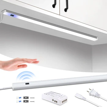 Bucătărie Lumină LED Bar Lampă de Mână Matura Senzor de Mișcare Comutator aluminio benzi cu led-uri 30/40/50cm Sub Dulap Garderoba LED Lumini de Noapte