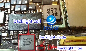 1sets/mulțime de iluminare cu diode V3 + backlight bobina 4R7 + backlight filtru L2200 pentru ipad 2 3 4 mini