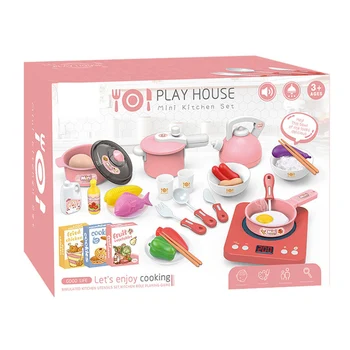 Copiii Bucătărie Jucării Simulare Ustensile De Bucătărie Alimente Vase Oala Tigaie Copii Pretinde Juca Bucătărie Set Jucarii Pentru Fată Băiat