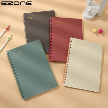 EZONE B5 Epocă Notebook Morandi Culoare Rollover Spirală Bobina volante Carte de Student Jurnal Notepad Școală Papetărie de Birou