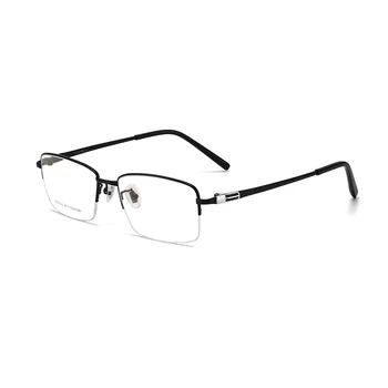latime-143 Ultra-lumină de afaceri titan ochelari ochelari de oameni Pătrat ochelari rama de ochelari miopie ochelari baza de prescriptie medicala