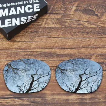 Millerswap Polarizat Lentile de Înlocuire pentru Oakley Garage Rock ochelari de Soare Metalic de Culoare Argintie (Obiectiv Numai)