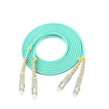 10G Cablu Multimode SC/UPC-SC/UPC MM Duplex OM3 3.0 mm Fibre Patch Cord 2/5/10 Metru Pachet de 5 Buc