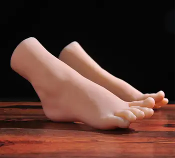 Silicon Picior Model De Simulare Unghii Practică Fetish Picior Sex Feminin Manechin Picioare Pentru Manichiura Fotografie Pantofi De Afișare
