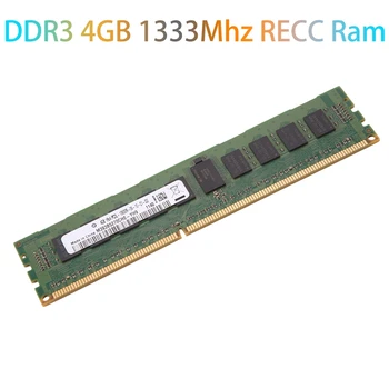 1 BUC Verde 240Pin DDR3 4GB 1333Mhz RECC Ram PC3 10600 Memorie 1RX4 1.35 V REG ECC RAM de Memorie Pentru X79 Placa de baza X58
