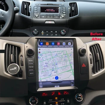 2 Din Masina Radio Player Multimedia Pentru KIA Sportage 2010-2016 Android AutoTesla ScreenTesla Stereo Auto 4G Carplay Difuzoare