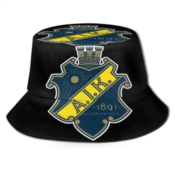 Aik Unisex În Aer Liber De Vară De Protecție Solară Capac Pălărie De Fotbal Aik Solna, Stockholm Suedia