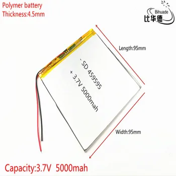 3.7 V,5000mAH 459595 (polimer litiu-ion baterie) Li-ion baterie pentru tableta pc de 7 inch, 8 inch 9inch