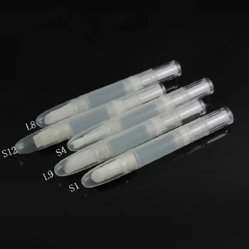 Portabil 3ML poftă de mâncare Pen Gol Glonț Luciu de buze în Formă de Dinți de Albire Anticearcan Reîncărcabile de Ambalare Container Cosmetice