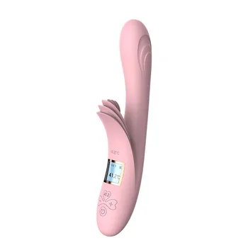 Vibratoare 41.2 grade temperatura controlează limba lins bine de încărcare swinging clitoris lins sex feminin jucărie
