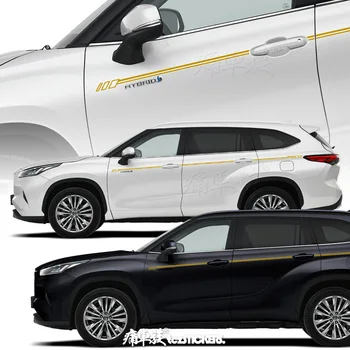 Noi Autocolante Auto PENTRU Toyota Highlander 2020-2022 Corpul Decor Personalizat Moda Sport Vinil Decalcomanii Auto Auto Filmul Accesorii