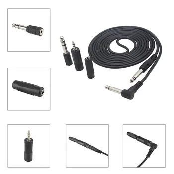 3M Electronic Cablu de Chitara Chitara Bass Line Linie de legătură de Reducere a Zgomotului de 6.35 mm cu 3 capete de conversie Instrument Muzical