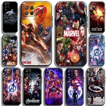 Marvel Avengers Acoperire Pentru Samsung Galaxy M32 M32 5G Caz de Telefon Moale rezistent la Socuri Funda La Spate de Cazuri TPU