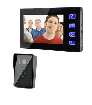 LCD Color Video interfon Sonerie, Interfon Sistem de Securitate de 7 Inch TFT