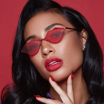 Retro ochelari de Soare pentru Femei Dreptunghi Mic Cadru Ochelari de Soare UV400 Black Red Metal de Culoare Ochelari de Soare de Design de Moda Ochelari de vedere