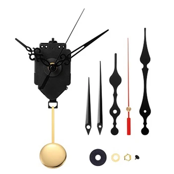 Cuarț Ceas cu Pendul Mecanism de deplasare DIY Kit Cu 3 Perechi de Mâini Diferite Pentru Ceas de Perete Reparare Piese de schimb