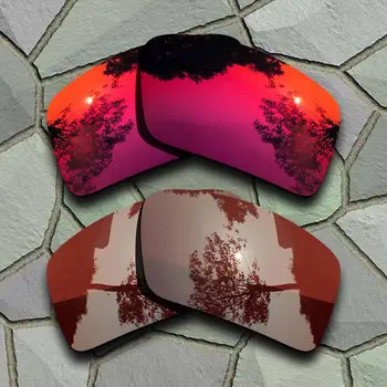 Violet Roșu și Bronz Maro ochelari de Soare Polarizat Lentile de Înlocuire pentru Oakley Eyepatch 2
