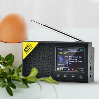 Digital portabil Radio Bluetooth-compatibil 5.0 DAB/FM Receptor de Radiodifuziune Player Reîncărcabilă Usoare biroul de Acasă de Radio