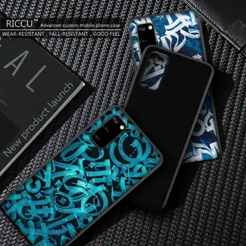 Pokras Lampas Arta Graffiti model de Telefon Caz pentru Samsung S20 plus Ultra S6 S7 edge S8 S9 plus S10 5G